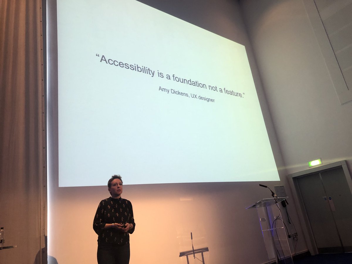 Rachel Morgan-Trimmer doing public speaking