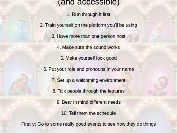 How to make your online event amazing (and&nbsp;accessible)